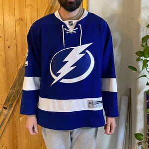 NHL Reebok Tampa Bay Lightning home hockey jersey
